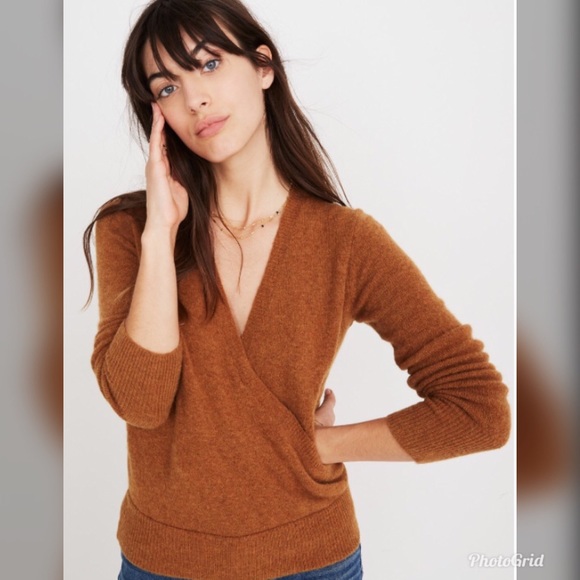 Madewell Sweaters - Madewell S  Wrap-Front Pullover Sweater